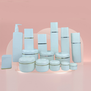 Hengjian 300ml 400ml 500ml nhựa trắng <span class=keywords><strong>HDPE</strong></span> chai vuông với bơm cho dầu gội đầu và Kem dưỡng da mỹ phẩm và tắm vòi hoa sen - Product Image 1