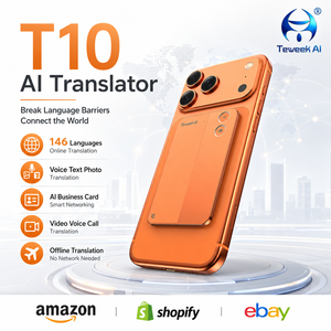 Tradutor de Voz Inteligente T10 com IA, 146 Idiomas, ChatGPT 4.<span class=keywords><strong>5</strong></span>, Cartão de Visita NFC, Corpo de Alumínio Ultrafino de 3,3mm, Resumo de Reunião - Product Image 1