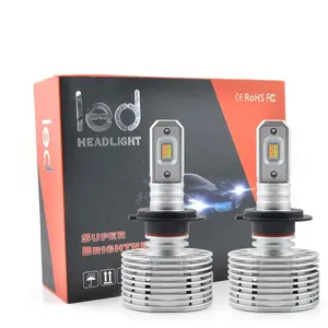 Venta caliente auto sistema de iluminación led faro 76W 9000lm 6500K H4 LED H7 H11 881 9004 9005 LED faro bombilla retroadaptación luces de coche