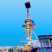 Manège Booster Spin Emotionnel et Amusant pour Fêtes Foraines, Haute Sécurité, Efficace