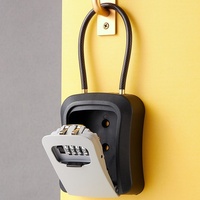 Drahtseil Passwort Schloss Schlüssel box Weiches Stahl kabel Wand montage Option zum Aufhängen von Passworts afes