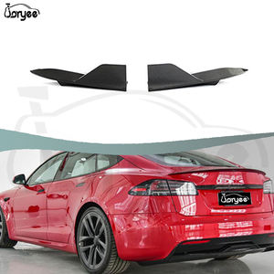 JC Style Joryee fibre de carbone pare-chocs arrière diffuseur échappement Spoiler BodyKit pièces de voiture pour <span class=keywords><strong>Tesla</strong></span> modèle <span class=keywords><strong>S</strong></span> 2021-2023 Tuning accessoire - Product Image 2