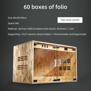 Terrario Gabbia Recinto Relaxlines per Rettili e Piccoli Animali, Terrario Foresta Pluviale in Vetro per Rettili - Product Image 3