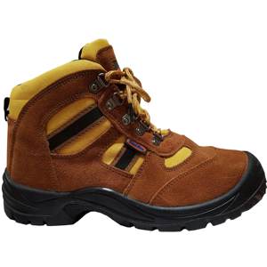 Chaussures de sécurité marron N ° 45 légères avec embout en composite et en acier Doublure en cuir véritable Caractéristique antidérapante Position supérieure - Product Image 2