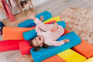 Set blok bangunan busa, Set blok bangunan lembut besar busa lembut kreatif bermain mendaki - Product Image 3