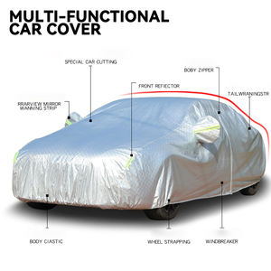 Felpa di cotone addensato copertura completa per auto antipioggia e parasole antipolvere e termoisolante - Product Image 4
