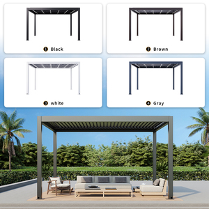 Pérgola de Aluminio Weleadalu Motorizada, Impermeable, para Autos, Muebles de Patio, Moderna, Personalizada, con Recubrimiento en Polvo - Product Image 5