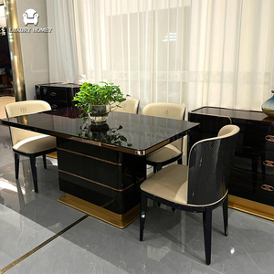 Juego de Comedor de Madera Moderno y Acogedor para el Hogar, para Comedor y Sala de Estar, Duradero, con Garantía de 10 Años - Product Image 1