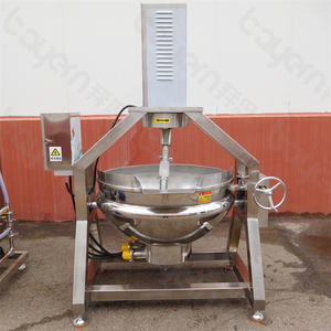 Machine automatique de mélangeur de cuisson de confiture Planet Mixing Kettle Wok Équipement de cuisine en acier inoxydable Pot d'agitation planétaire de farine - Product Image 1