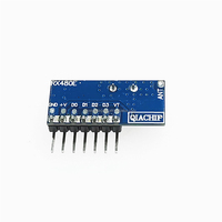 Módulo Receptor Inalámbrico RX480E 433Mhz 4 Canales DC 3.3V-5V EV1527 Decodificador de Código de Aprendizaje Receptor Heterodino RX480E
