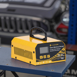 E-ANKE AK-10 Cargador de Batería Inteligente Profesional de 12V/24V para Automóviles y Arranque con 1 Año de Garantía, Entrada de 110-240V, Batería AK-10 C - Product Image 4