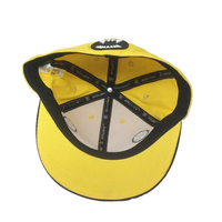 Gorra Snapback con Bordado Personalizado OEM, Diseño de Cara de Monstruo, Gorra de Hip-hop Estructurada con Visera Plana para Niños, para Deportes