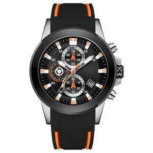 Montres de mode <span class=keywords><strong>2023</strong></span> montres de sport en silicone étanches montre-bracelet de luxe montre-bracelet pour homme - Product Image 2