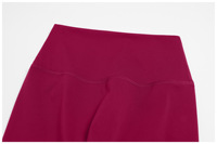 Pantalon de yoga et fitness moulant, léger et respirant, taille haute, extensible, séchage rapide, effet sculptant, longueur mollet, couleur unie