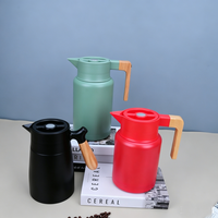 Thermos familial écologique de 2 L, matériaux recyclables, carafe thermique à double paroi sous vide avec logo personnalisé
