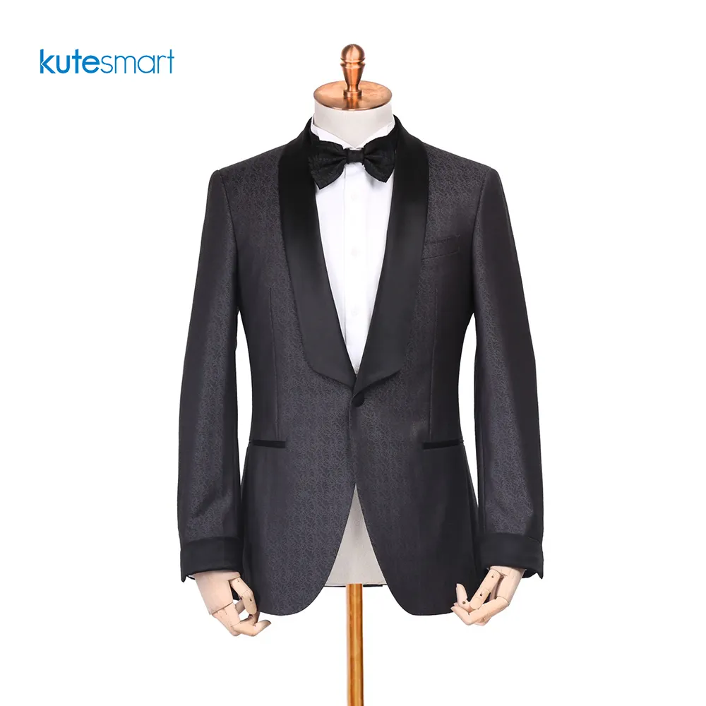 Kutesmart Men's Customized Fashionable High Quality classic groom and groomsman's tuxedo