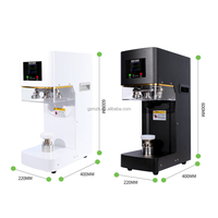 Machine de scellage automatique électrique professionnelle pour canettes de soda, bière, boissons et bouteilles en aluminium, avec roulement rotatif, pour la vente en gros