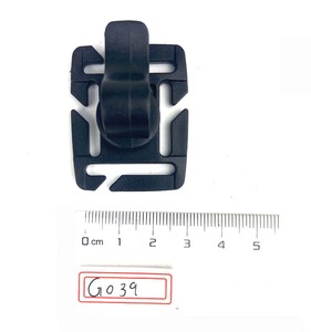 Fivela de gancho de plástico para mochilas, fivela de plástico preta giratória para bolsas e mochilas - Product Image 6