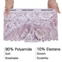 Culotte sexy pour femme en dentelle intégrale, nouvelle collection, avec bande élastique à imprimé lettres, style sportif, sous-vêtements, fournisseur, commande en gros directe d'usine, exportation