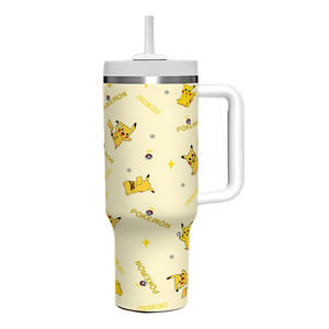 New Wholesale Customized <strong>Pokemoned</strong> Cartoon Tumbler Stainless Steel Vacuum Insulated Water Bottle Cup with Handle and Straw - Product Image 4
