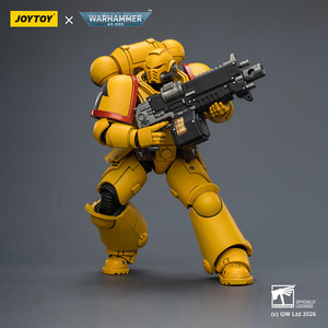 Joytoy 40k <span class=keywords><strong>Imperial</strong></span> Fists Intercessor Figurine articulée à l'échelle 1/18 Modèle de collection Officiel Authentique - Product Image 5