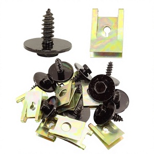 Sujetadores de capó de motor para Bmw 18293 para E46 E90, tornillos de acero, 40 Uds. - Product Image 1