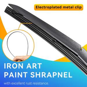 2025 רכב דגם חדש לרכב מגב להב אוניברסלי u וו סוג 14 '-28' מסך רוח חזק ועמיד היברידי אביזרים - Product Image 3