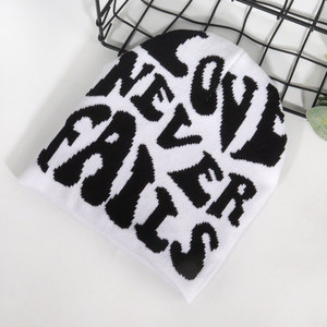 LOVE NEVER FAILS – Bonnet unisexe Y2K avec slogan Hip-Pop, tricoté élastique et tendance pour femme/homme, chaud pour le cyclisme hivernal - Product Image 6