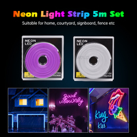 Bande lumineuse LED néon flexible 0612 SMD 2835, étanche IP65, corps en silicone, 12V, pour enseignes et lettres
