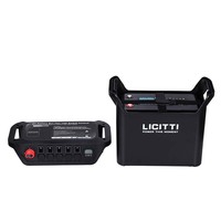 Boîtier de batterie LiFePO4 12V à assembler soi-même, 200Ah 2000W 3000W avec écran LCD et charge sans fil 15W