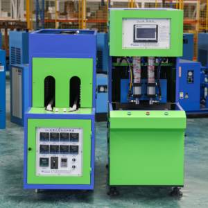 ราคาเครื่องเป่าขวด PET กึ่งอัตโนมัติ สำหรับขวดน้ำพลาสติกขนาด 5 ลิตร ถึง 10 ลิตร สำหรับขวดหลากหลายประเภท - Product Image 1