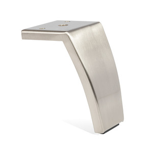 Pied en métal Penny h100-h120 finition chromée hauteur (h) 100 - Product Image 2