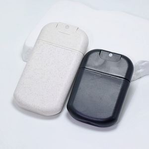 Hot Sell square Red Blue Green Purple Yellow 45 ml Easy Carry <b>Plastic</b> Card Perfume <b>Spray</b> <b>Bottle</b> - Product Image 2