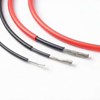 Câble Galaxy pour fil PV 4703, câble de panneau solaire 2000V, 10/12 AWG, isolé XLPE, cuivre étamé, câble photovoltaïque pour enfouissement direct