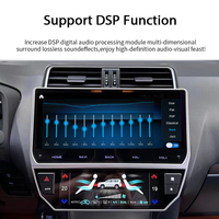 Lecteur multimédia DVD de voiture Android 12.3 "pour Toyota Land Cruiser Prado 150 2018 - 2022 autoradio stéréo 4G DSP Carplay