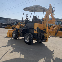 Vendita calda caricatore terne 4x4 fattoria cinese utilizzato 1 ton 2 tonnellate mini terne mini loader in vendita