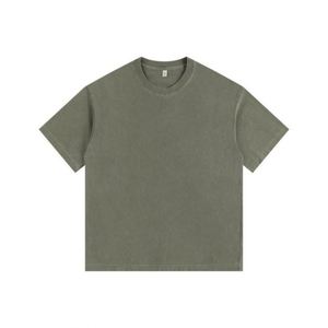 Camiseta Extra Grande de 260 Gsm con Lavado Ácido, Camiseta Personalizada Vintage para Hombre, Camiseta Blanca de Alta Calidad y Peso Pesado - Product Image 5