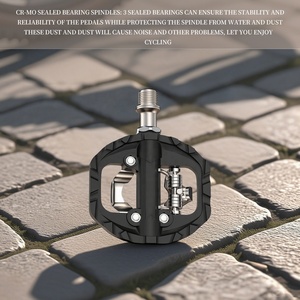 <span class=keywords><strong>Pedales</strong></span> de Bicicleta de Montaña Ultraligeros de Alta Calidad <span class=keywords><strong>con</strong></span> Rodamientos Sellados DU+ Ajustables y Autoblocantes para Sistema de <span class=keywords><strong>Pedales</strong></span> de Bicicleta de Carretera BMX Water - Product Image 6