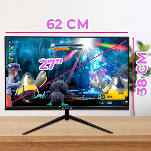 Moniteur de jeu Ele-Gate 27 pouces Full HD 75Hz ultra fin sans cadre noir - Product Image 2