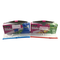 10.6*11 pouces congélateur Grade Sandwich emballage PE stockage sac à fermeture éclair impression personnalisée Ldpe Ziplock Grip joint sacs pour emballage alimentaire