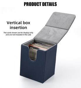 Torson 80 + Pu Carte Boîte De Rangement Magic Deck Case pour Jeux De Société pour Yugioh TCG CCG PTCG Trading Card Toploading Deck Box - Product Image 4