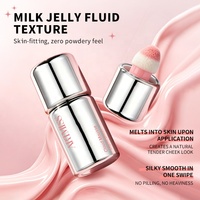 Fard à joues liquide de luxe PDRN à marque privée, fard à joues crème personnalisé avec logo, teinte longue tenue végétalienne à la Centella, maquillage mat pour les joues