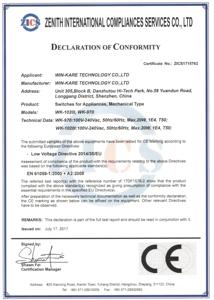 Ce WK-970 cảm ứng <span class=keywords><strong>Dimmer</strong></span> chuyển rộng Phạm vi điện áp 220V hàng đầu cạnh giai đoạn cắt TRIAC 3 giai đoạn max 20 Wát ánh sáng mờ - Product Image 6