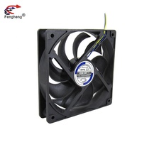 Ventilateur d'extraction industriel, 120x120x25mm, 12V/24V, étanche, sans balais, système de refroidissement à 9 lames, 120mm