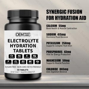 OEM/ODM tabletas de electrolitos con <span class=keywords><strong>magnesio</strong></span>, sodio, <span class=keywords><strong>potasio</strong></span>, cloruro, vitaminas D3 <span class=keywords><strong>y</strong></span> <span class=keywords><strong>B6</strong></span>, cápsulas de tabletas orales en polvo de algas marinas - Product Image 3