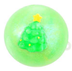 High Quality OEM Colorful Christmas Light up Water <b>Glitter</b> Bouncing <b>Ball</b> Eco Friendly Fidget Toys <b>Balls</b> for Children - Product Image 2