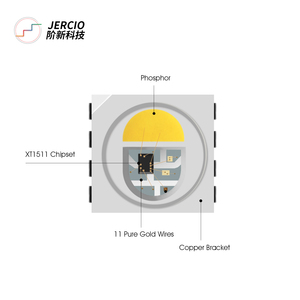 XT1511-RGBW-P8 sk6812 tương tự với ws2812b DC5V SMD5050 8Pin đầy đủ màu sắc <span class=keywords><strong>IC</strong></span> điều khiển địa chỉ <span class=keywords><strong>Led</strong></span> Chip - Product Image 3