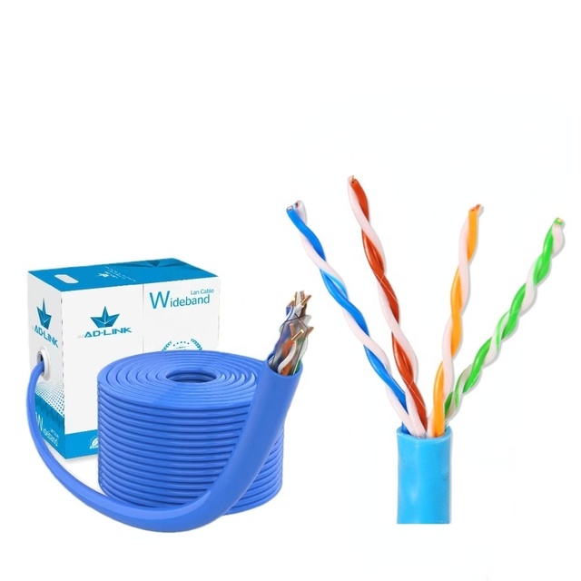 CCTV Poe IP Camera Ethernet LAN Cable Internet Cat 5e UTP 8 Core PVC Jacket 305m/1000ft Pull Box
