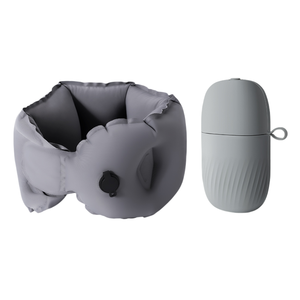 وسادة عنق قابلة للنفخ للسفر مع مضخة محمولة وحقيبة تخزين - Product Image 1