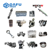 Pièces détachées pour moteur diesel de camion lourd Weichai, vilebrequin, axe de piston, chemise de cylindre, bague de retenue, kit de joints de moteur en stock
